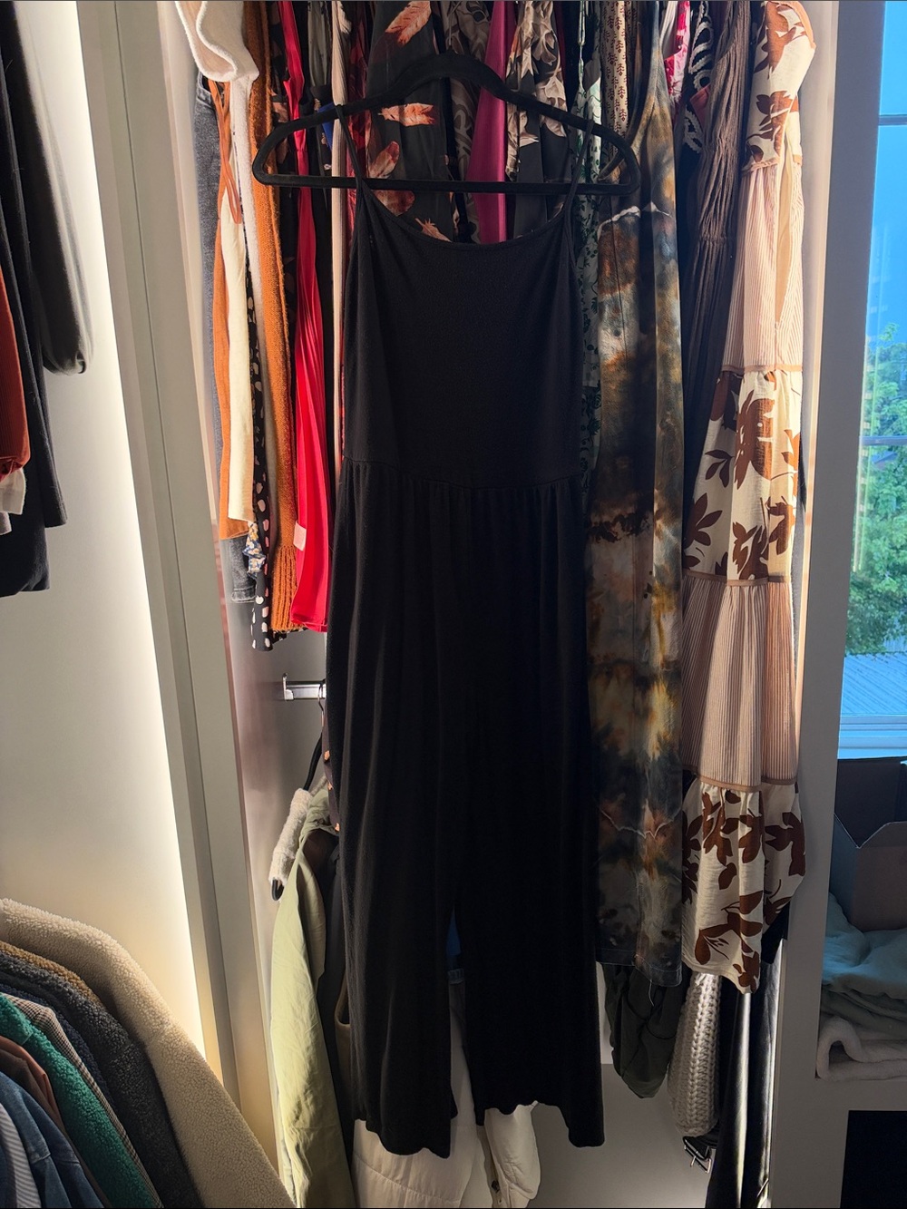Black cozy Women's Sleeveless Jumpsuit